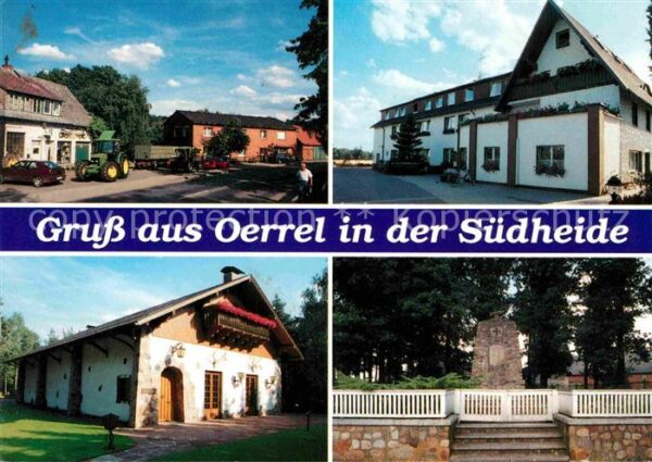 Oerrel Dedelstorf Strassenpartie Hotel Restaurant Gedenks