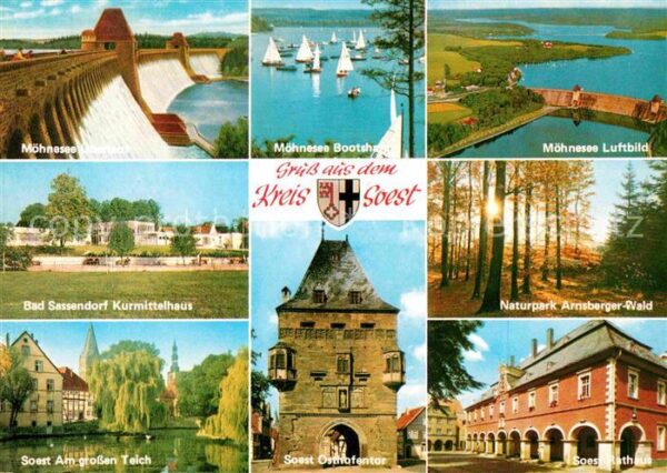 Soest Arnsberg Osthafentor Rathaus Grosser Teich Möhne