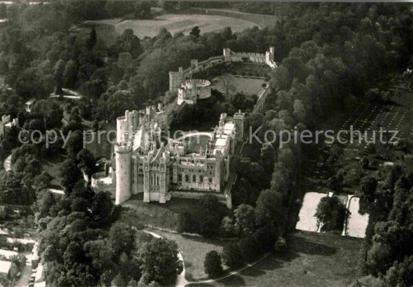 Arundel Castle aerial view