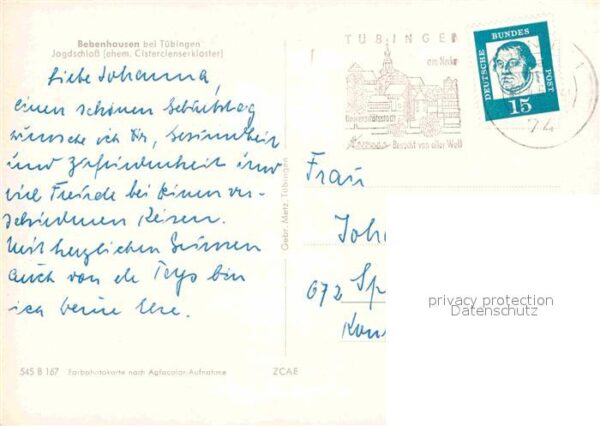 Bebenhausen Tuebingen Jagdschloss ehemaliges Cistercienserklo – Bild 2