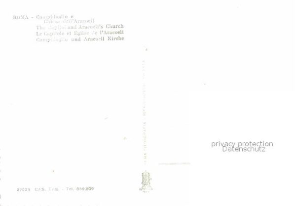 Roma Rom Campidoglio e Chiesa dell Aracoeli – Bild 2