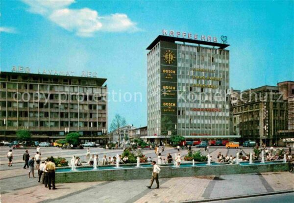 Essen Ruhr Kennedyplatz Wasserspiele