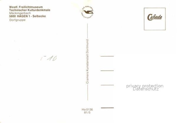 Selbecke Hagen Westfälisches Freilichtmuseum Technisch – Bild 2
