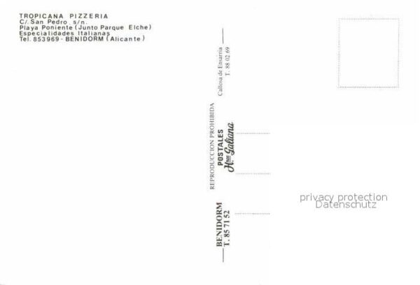 Benidorm Bar Tropicana Pizzeria Playa Poniente S – Bild 2