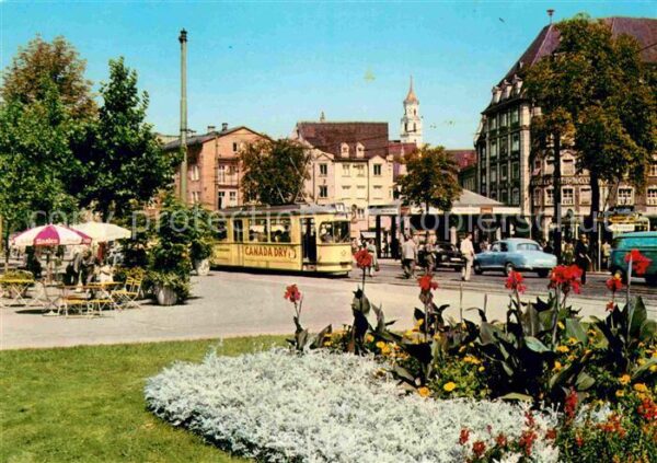 Augsburg Königsplatz Strassenbahn