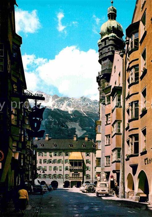 Innsbruck Herzog Friedrich Strasse mit Goldenem D