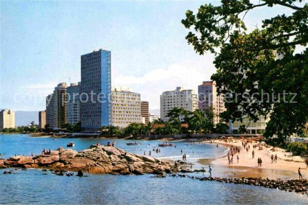 Sao Vicente Sao Paulo Vista general Strand Hochhäuser