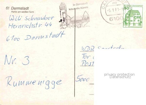 Darmstadt Partie am weissen Turm – Bild 2