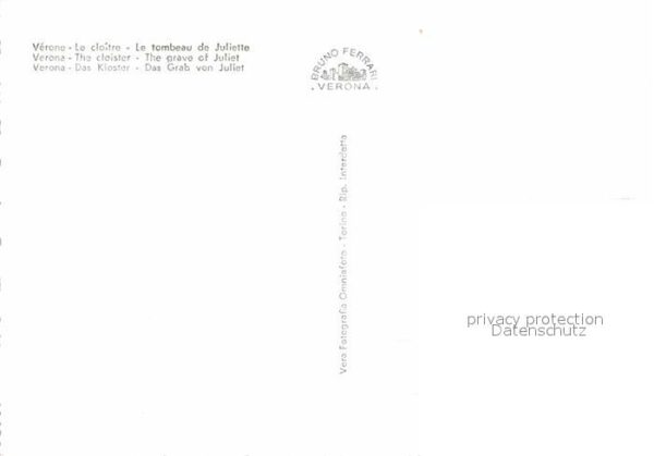 Verona Veneto Il Chiostro Tomba di Giulietta Kloster – Bild 2