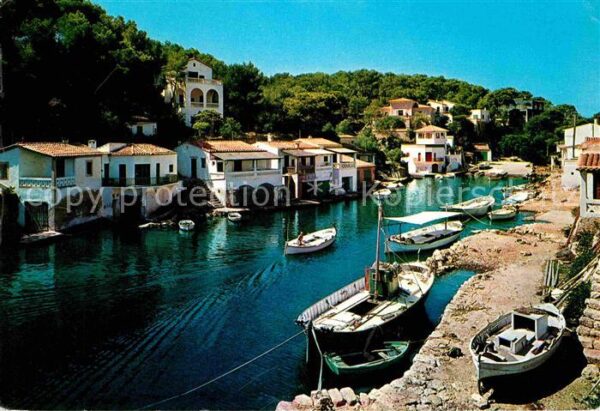 Santanyi Islas Baleares Cala Figuera Häuserpartie am Hafen Buch