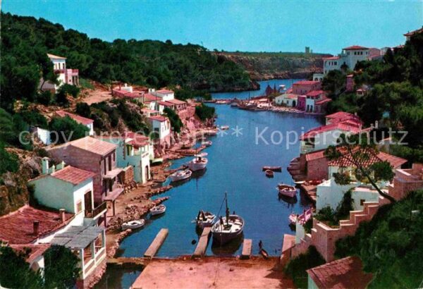 Santanyi Islas Baleares Cala Figuera Häuserpartie am Hafen Buch
