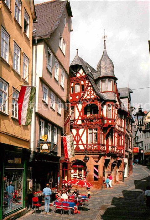 Marburg Lahn Wettergasse Altstadt Fachwerkhaus