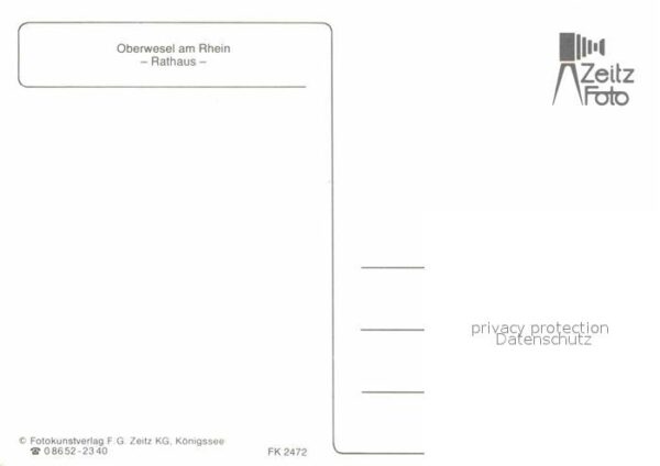 Oberwesel Rhein Rathaus – Bild 2