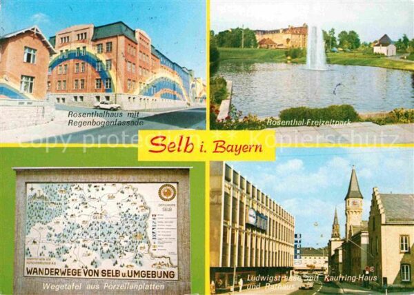Selb Rosenthalhaus Regenbogenfassade Freizei