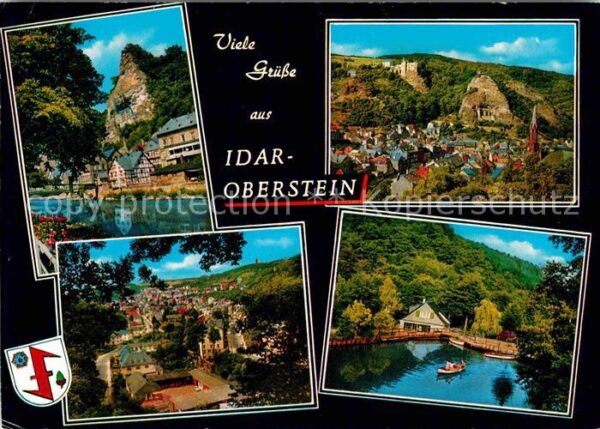 Idar-Oberstein Partie an der Nahe Felsenkirche