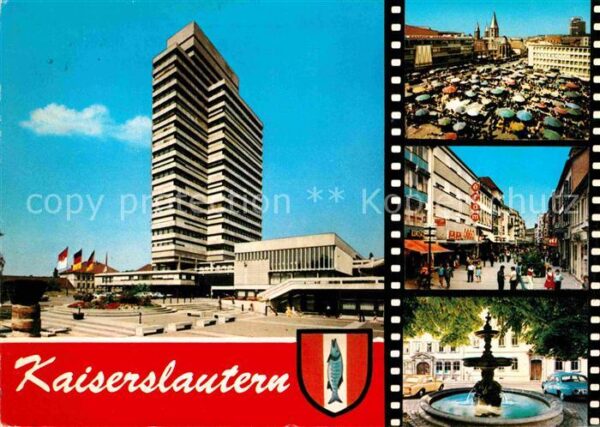 Kaiserslautern Rathaus Hochhaus Marktplatz Fackelstras