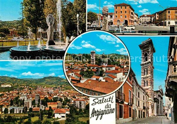 Arzignano Teilansichten Brunnen Strassenpartie