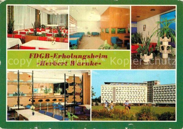 Klink Waren FDGB Erholungsheim Herbert Warnke Resta