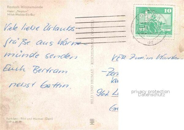 Warnemuende Ostseebad Hotel Neptun Milch Mokka Eis Bar – Bild 2