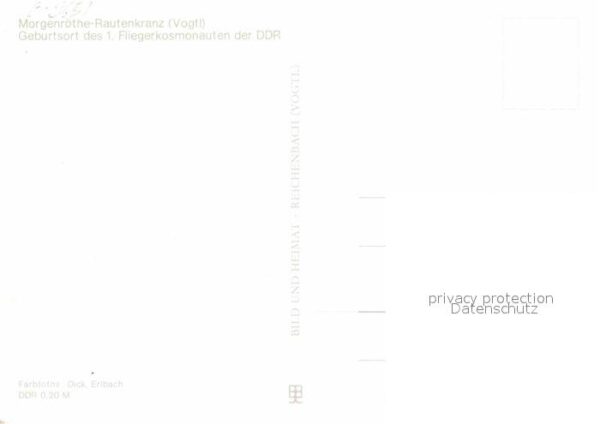 Morgenroethe-Rautenkranz Geburtsort des 1. Fliegerkosmonauten de – Bild 2