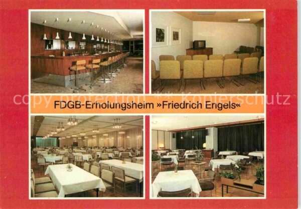 Templin FDGB Erholungsheim Friedrich Engels Hal
