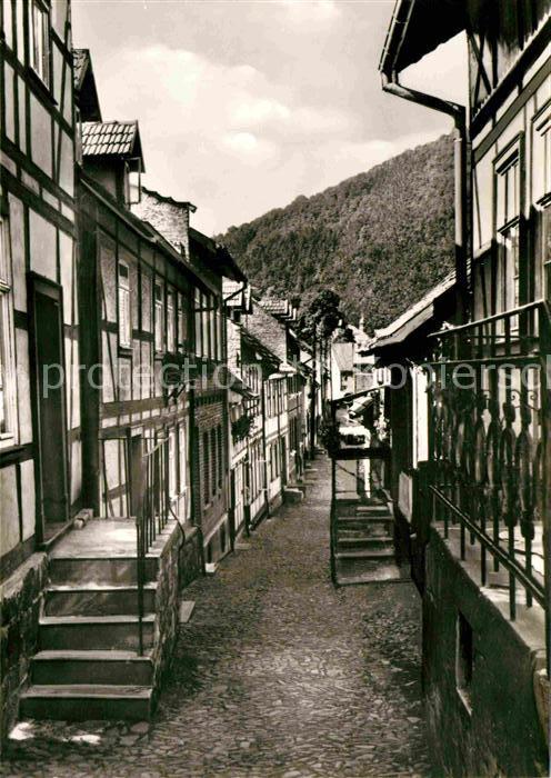 Ilfeld Suedharz Burgstrasse Altstadt Luftkurort