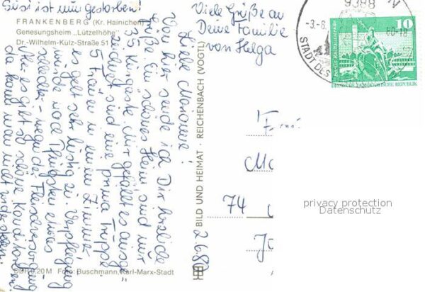 Frankenberg Sachsen Genesungsheim Lützelhöhe – Bild 2