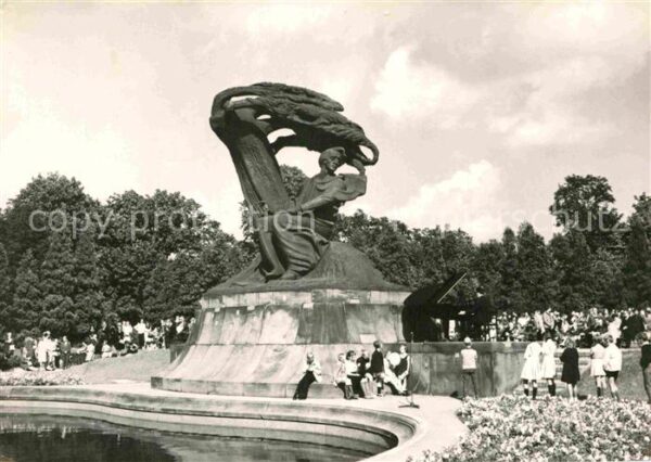 Warszawa Pomnik Fryderyka Chopina Chopin Denkmal