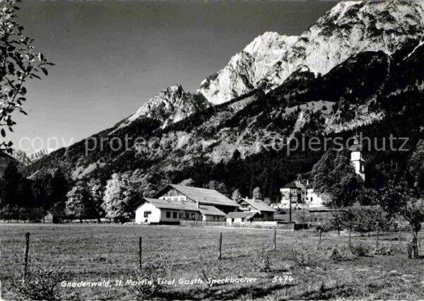 Gnadenwald Gasthaus Speckbacher Alpen