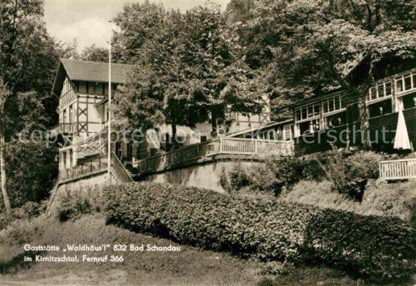 Bad Schandau Gaststätte Waldhäusl im Kirnitzschtal