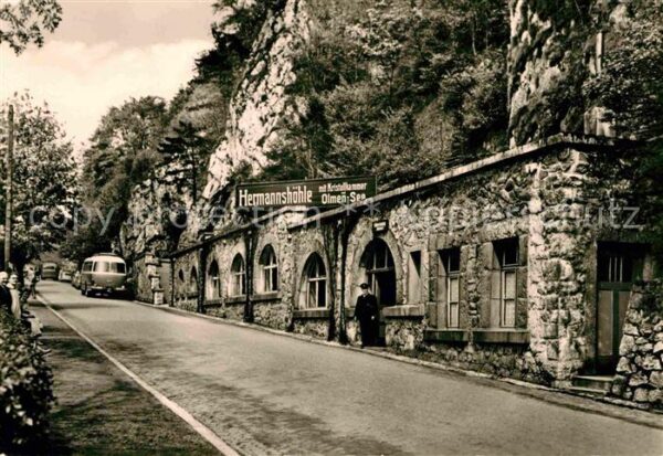 Ruebeland Harz Eingang zur Hermannshöhle