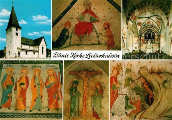 Lieberhausen Bunte Kerke 11. Jhdt. Fresken 15. Jhdt.