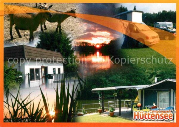Meissendorf Campingpark Hüttensee Bungalow Ziegen S