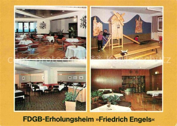 Templin FDGB Erholungsheim Friedrich Engels Caf