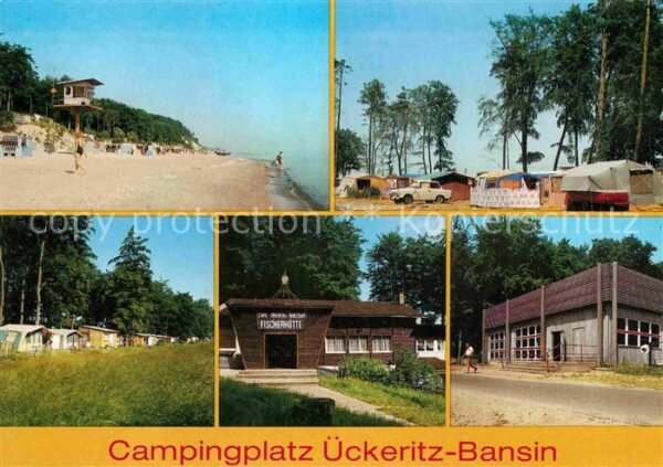Ueckeritz Usedom und Bansin Campingplatz Strand Fischerh