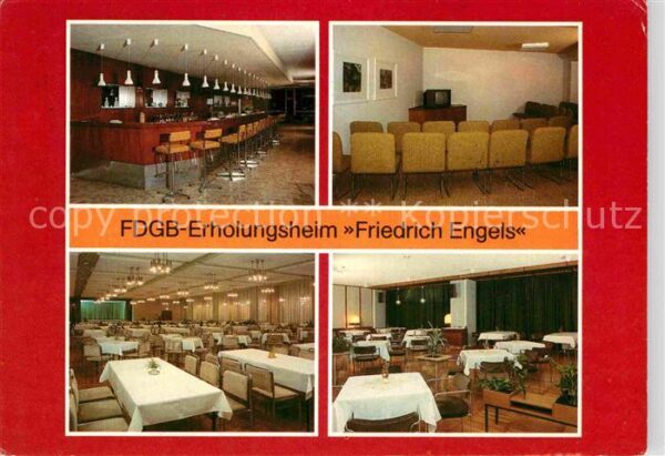 Templin FDGB Erholungsheim Friedrich Engels Hal