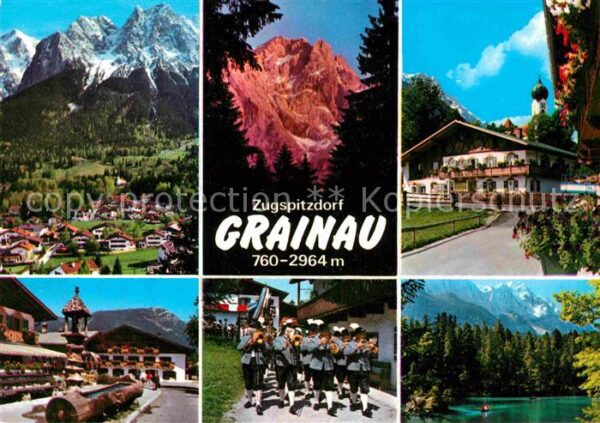 Grainau Zugspitzdorf Seepartie Blaskapelle Alps