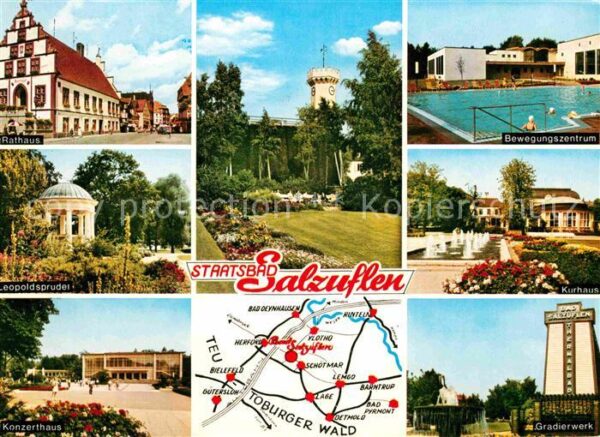 Bad Salzuflen Rathaus Kurhaus Gradierwerk Bewegungsze