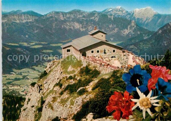 Kehlsteinhaus ober Berchtesgaden mit Lattengebirge Zw