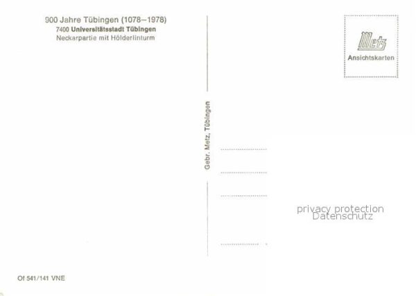 Tuebingen Universitätsstadt Neckarpartie mit Höld – Bild 2