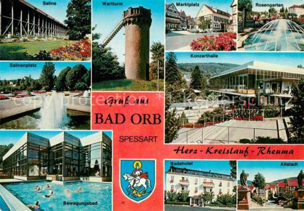 Bad Orb Wartturm Marktplatz Rosengarten Konzert