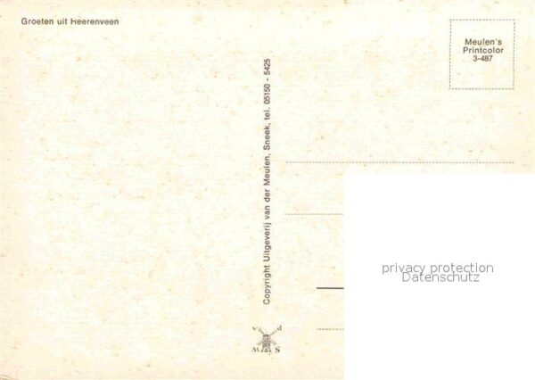 Heerenveen Ortspartie mit Winmühle – Bild 2