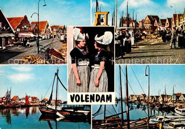 Volendam Hafen Tracht