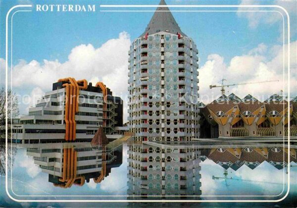 Rotterdam Central Bibliotheek Blaaktoren en Het B