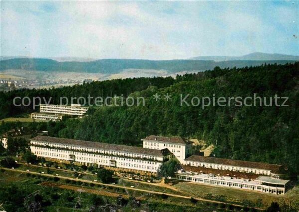 Hoexter Weser Fliegeraufnahme Weserbergklinik