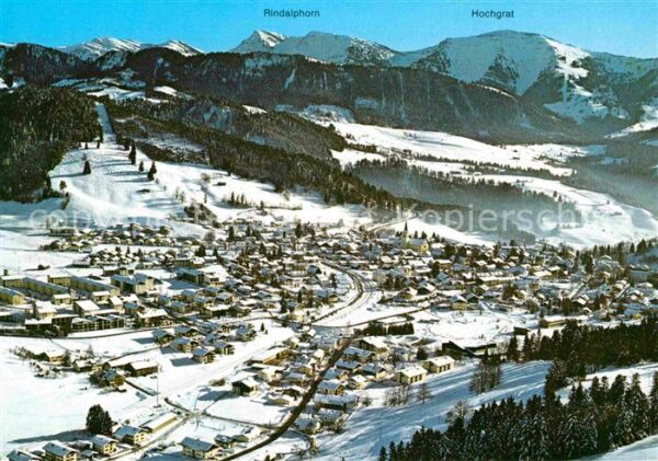Oberstaufen Fliegeraufnahme Schrothkurort und Winte