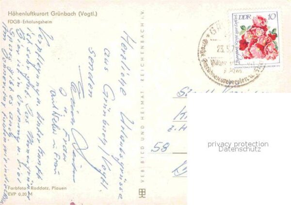 Gruenbach Vogtland FDGB Erholungsheim – Bild 2