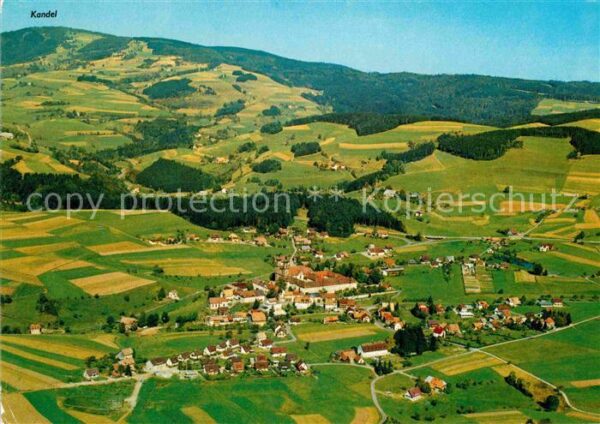 St Peter Schwarzwald Fliegeraufnahme mit Kandel