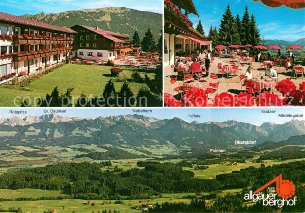 Sonthofen Oberallgaeu Sport- und Kurhotel Allgäuer Berghof