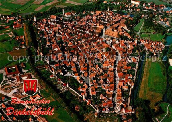 Dinkelsbuehl Fliegeraufnahme tausendjährige Stadt